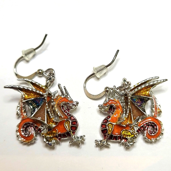 Dragon earrings - Picture 1 of 2